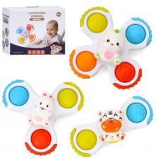 Дитячий розвиваючий "Спінер" B20A, м'які кнопки, присоска