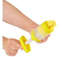 Незастигаюча маса для ліплення з пресом 595106, 5х6х19 см Жовтий