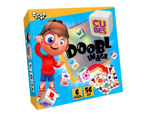 Настільна розважальна гра "Doobl Image Cubes" DBI-04-01U укр. мовою