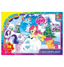 Детский пазл "My little Pony" MLP034 постер, 70 элементов