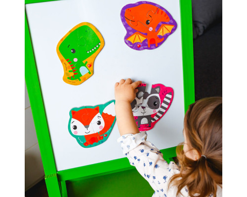 Магнитные беби пазлы "Динозаврики" Vladi Toys VT3208-16