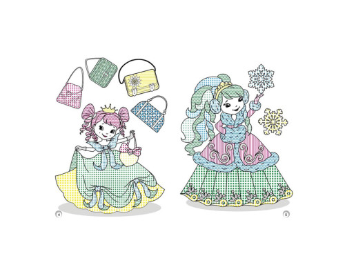 Веселі кольори. Казкові принцеси Ранок 1554006 малюй водою