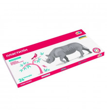 Набір для ліплення пластилін "Захоплення" 200316, 24 кольори