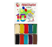 Набір для творчості Пластилін КТ 230603, 10 кольорів