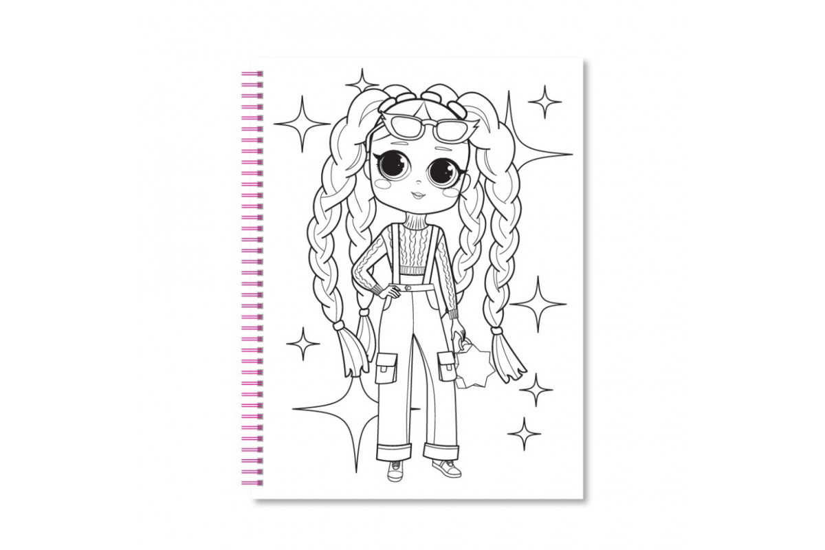 Дитяча розмальовка з олівцями "Coloring fun" НТ-39-01, 24 аркуши