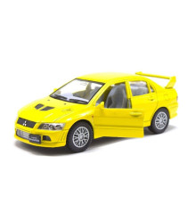 Колекційна машинка "Mitsubishi Evolution VII" KT5052W(Yellow) масштаб 1:42