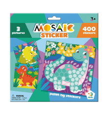 Детский набор для творчества мозаика "Динозавры" 300898 со стикерами