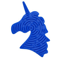 Детская развивающая доска для сенсорной активности 1798 силиконовые палочки Голубой-1