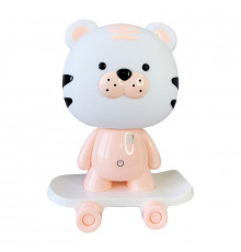 Ночник детский «Тигр на скейте» MGZ-1408(Pink) сетевой, питание от USB Ночник детский «Тигр на скейте» MGZ-1408(Pink) сетевой, питание от USB