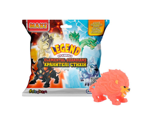 Стретч-іграшка у вигляді тварини "Хранителі стихій" #sbabam 162/CN23 серії Legend of animals