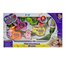 Музичний мобіль на ліжечко "Harmonious music" M 1245-32A U/R, з заводним механізмом