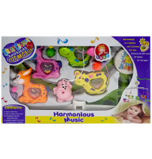Музичний мобіль на ліжечко "Harmonious music" M 1245-32A U/R, з заводним механізмом
