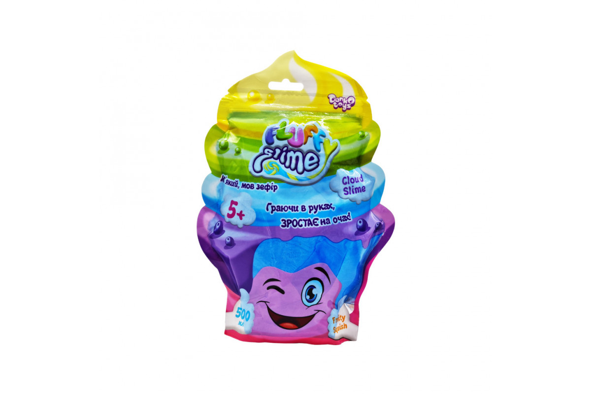 Вязкая масса "Fluffy Slime" FLS-02-01U упаковка 500 мл Синий Вязкая масса "Fluffy Slime" FLS-02-01U упаковка 500 мл Синий