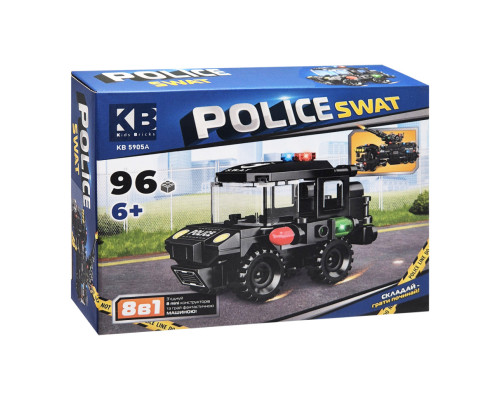 Дитячий конструктор Police SWAT KB 5905A пластик, 96 деталей