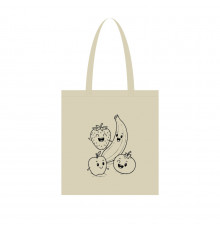 Екосумка для покупок "Фрукти" Сумка-шоппер 190CCT-6, 38 x 42 см (190г/м2)
