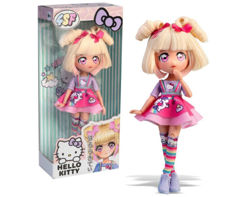 Дитяча лялька "Цукерка Єдиноріг" 4SF Manga Dolls HKTF0400 серії "Hello Kitty"