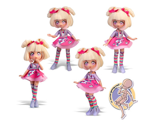 Дитяча лялька "Цукерка Єдиноріг" 4SF Manga Dolls HKTF0400 серії "Hello Kitty"