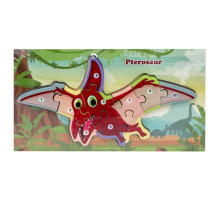 Дерев'яний пазл-вкладиш "Pterosaur" MD 1924-8, 10 елементів