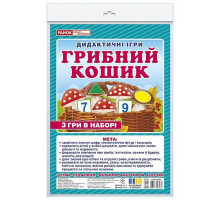 Дидактическая игра "Грибная корзина" 15211036, 2 поля для игры