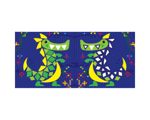 Розвиваюча книжка Наклейки-картинки "Хамелеон" 668004, 8 сторінок