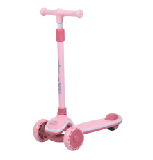 Дитячий самокат 3-х колісний 5566A-pink, до 25 кг