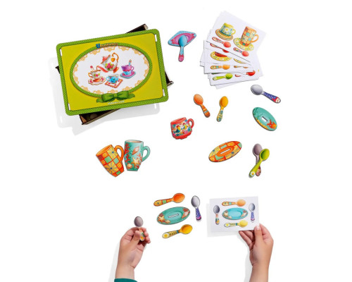 Настольная игра "Веселое чаепитие" Ubumblebees (ПСД191) PSD191 деревянная