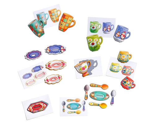 Настольная игра "Веселое чаепитие" Ubumblebees (ПСД191) PSD191 деревянная