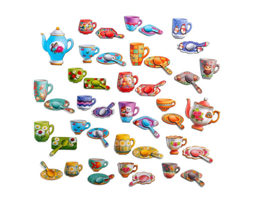 Настольная игра "Веселое чаепитие" Ubumblebees (ПСД191) PSD191 деревянная