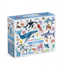 Дитячий пазл Монтессорі "Океанічні тварини" 300630, 200 елементів