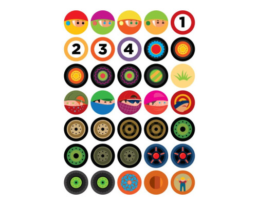 Дитяча велика книга "Авто" 403600 з наклейками