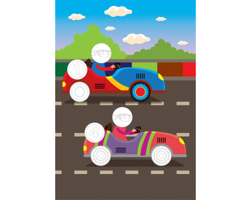 Дитяча велика книга "Авто" 403600 з наклейками