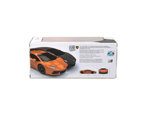 Автомобиль на радиоуправлении LAMBORGHINI AVENTADOR LP 700-4 KS DRIVE 124GLBO светятся фары