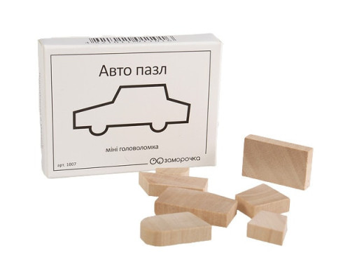 Міні головоломка Авто Пазл Заморочка 5027 дерев'яна