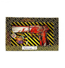 Зібрана модель Гумкостріл "DESERT EAGLE VERMILION" DE-VE