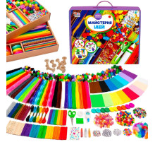 Детский набор для творчества "Мастерская идей" 17912, 1000+ элементов