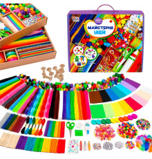 Детский набор для творчества "Мастерская идей" 17912, 1000+ элементов