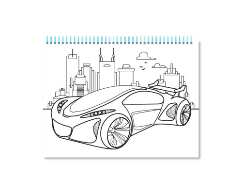 Детская раскраска с карандашами "Coloring fun" НТ-39-02, 24 листа