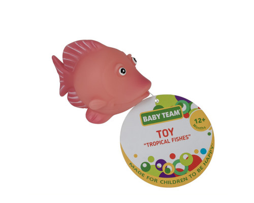 Дитяча іграшка для купання "Бризкаючі тропічні рибки" 8751_рожева