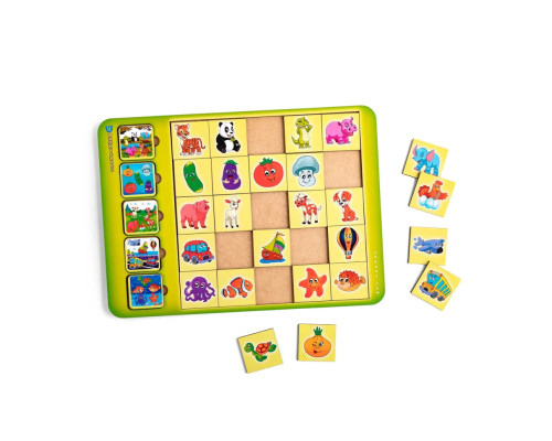 Деревянный сортер "Ассоциации-картинки" PSD057