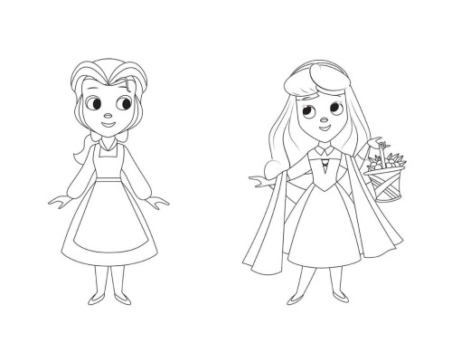 Розмальовка "Гра з кольором. Принцеса" 1426002 Disney Маля, 12 сторінок