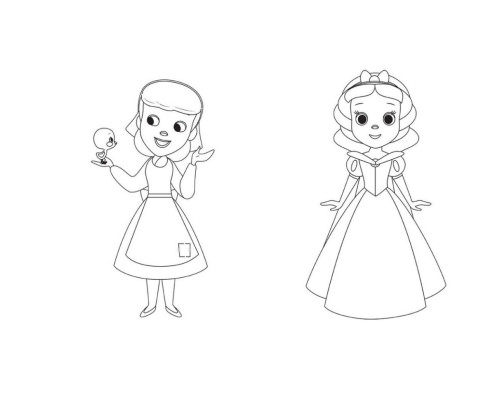 Розмальовка "Гра з кольором. Принцеса" 1426002 Disney Маля, 12 сторінок