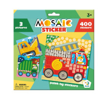 Дитячий набір для творчості мозаїка "Транспорт" 300899 зі стікерами