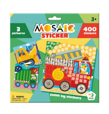 Детский набор для творчества мозаика "Транспорт" 300899 со стикерами