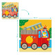 Детский набор для творчества мозаика "Транспорт" 300899 со стикерами