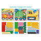Детский набор для творчества мозаика "Транспорт" 300899 со стикерами