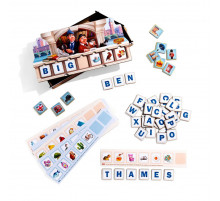 Дерев'яна дитяча розвивальна гра "Ребус" (ПСД256) PSD256 ENG