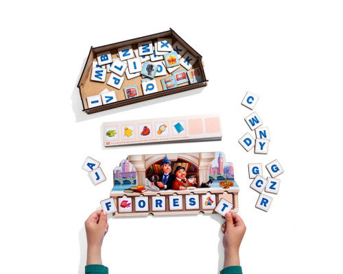 Деревянная детская развивающая игра "Ребус" (ПСД256) PSD256 ENG