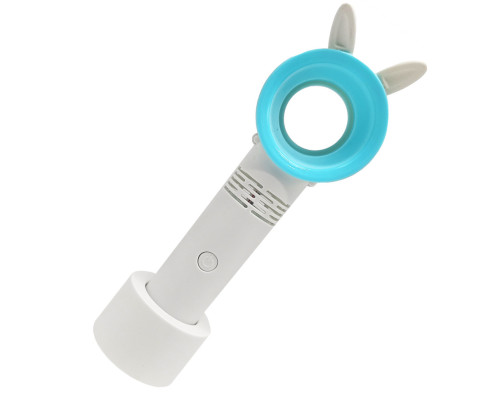 Вентилятор ручной портативный 301AB, с подставкой Белый