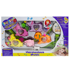 Музичний мобіль на ліжечко "Harmonious music" M 1245-32B U/R, з заводним механізмом