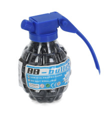 Кульки (пульки) для дитячої зброї "Граната" BB-5(Black) 500 шт